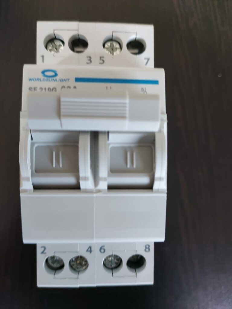 Ac 2 Way Module AC 2-Way 2-Pole Changeover switch 63A 400V – SuRCLe Solar Components