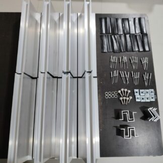 3 Solar Panel mounting kit with 100x300mm Micro channels