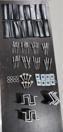 3 Solar Panel mounting kit with 100x300mm Micro channels - Image 4