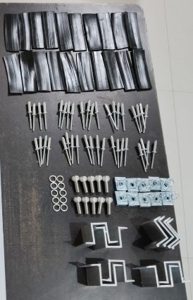 4 Solar Panel mounting kit with 100x300mm Micro channels - Image 4