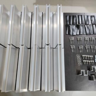 5 Solar Panel mounting kit with 100x300mm Micro channels